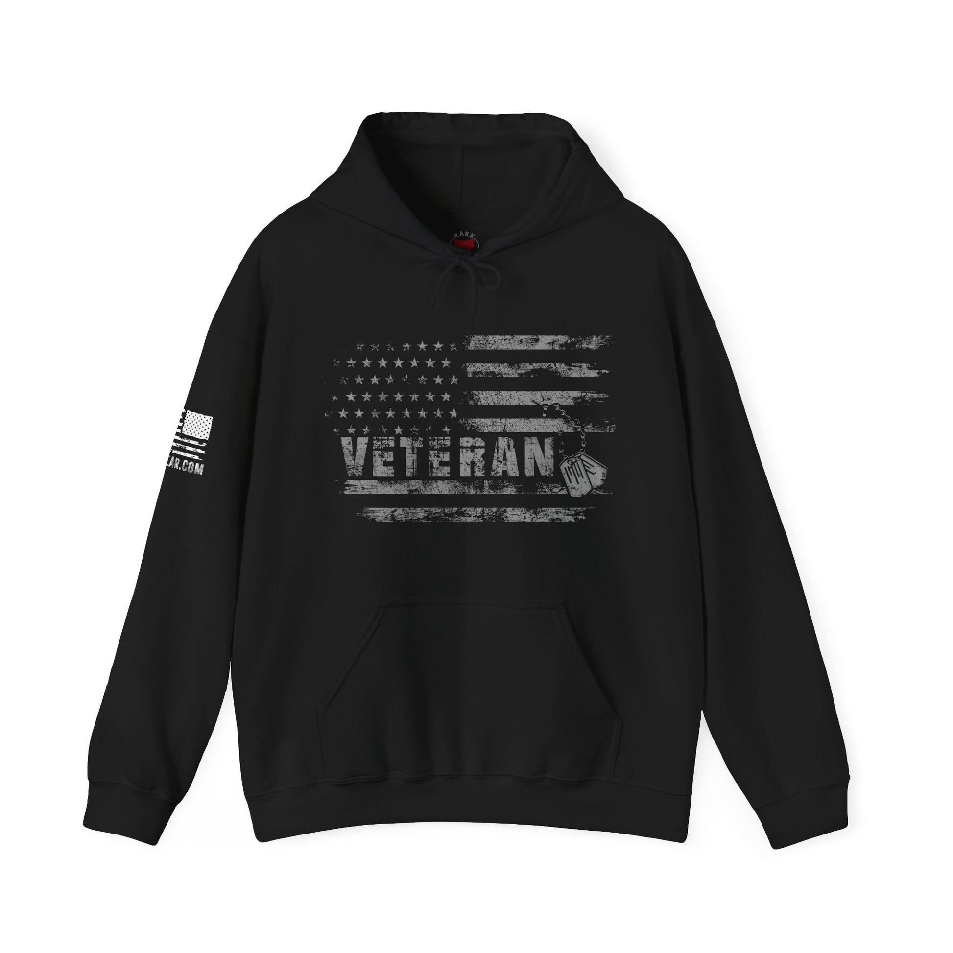 Rakkgear Black Veteran Hoodie