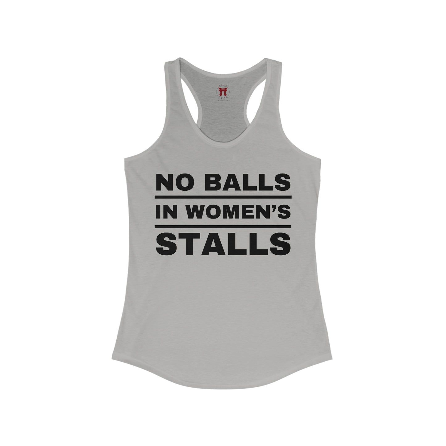 Rakkgear Women's No Balls Tank in Grey.