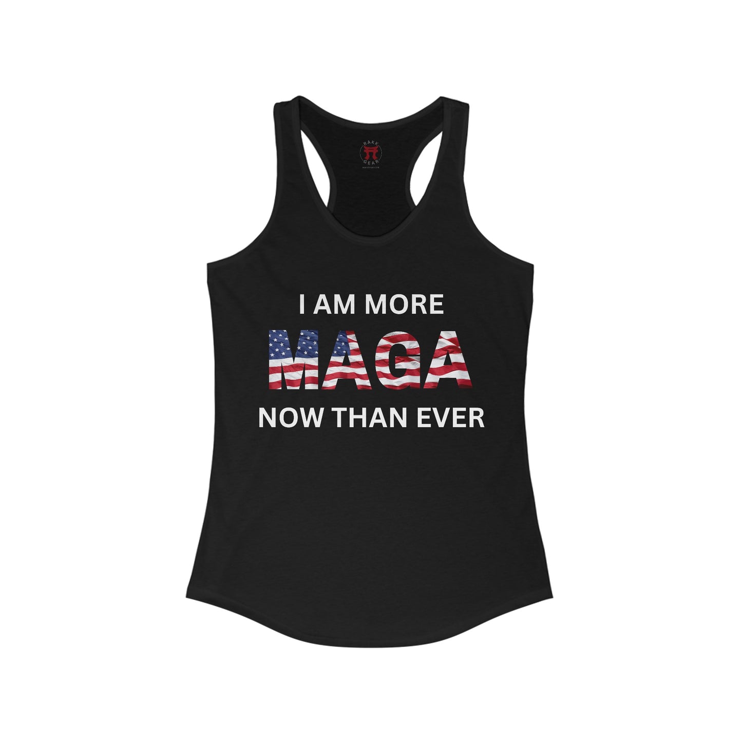 Rakkgear Women's More MAGA Tank Top in black