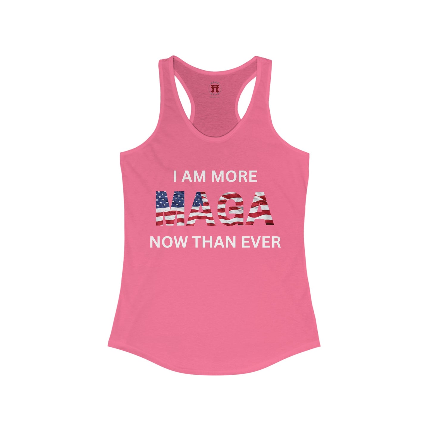 Rakkgear Women's More MAGA Tank Top in hot pink