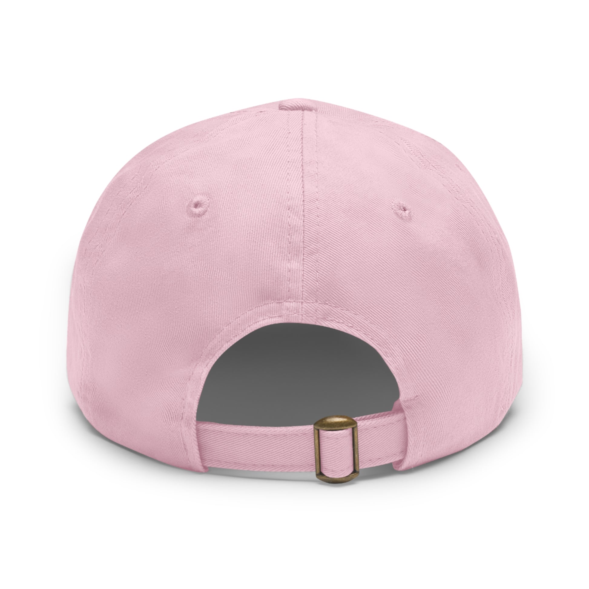 Rakkgear Pink Hat with Pink Leather X Logo Patch: Cap featuring the iconic Rakkgear X Logo on a finely embroidered leather patch on the front