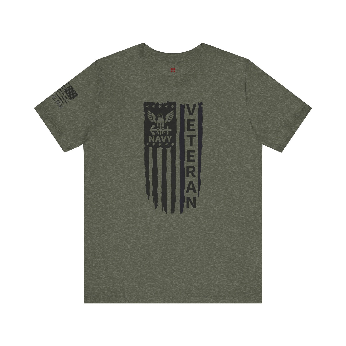 Rakkgear Navy Veteran Short Sleeve Tee in military green