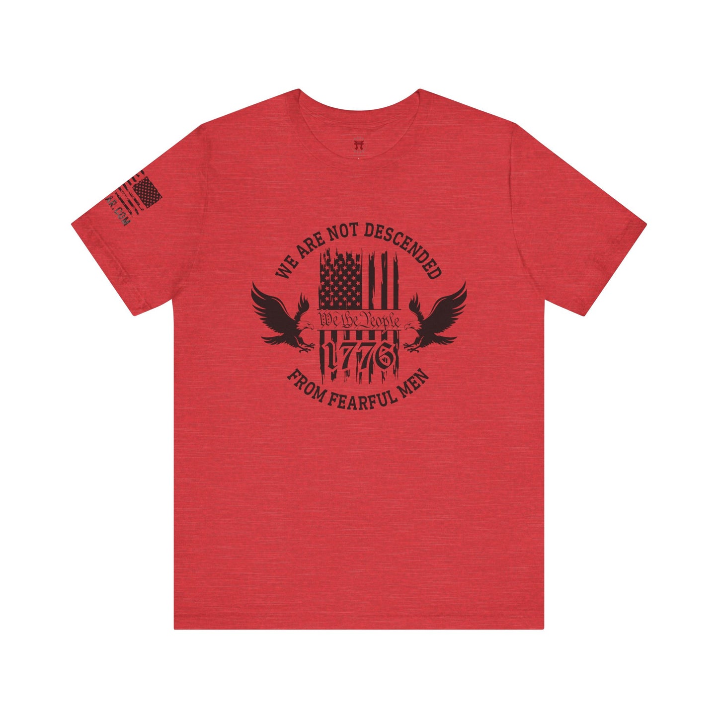 Rakkgear We Are Not Descended Short Sleeve Tee in red