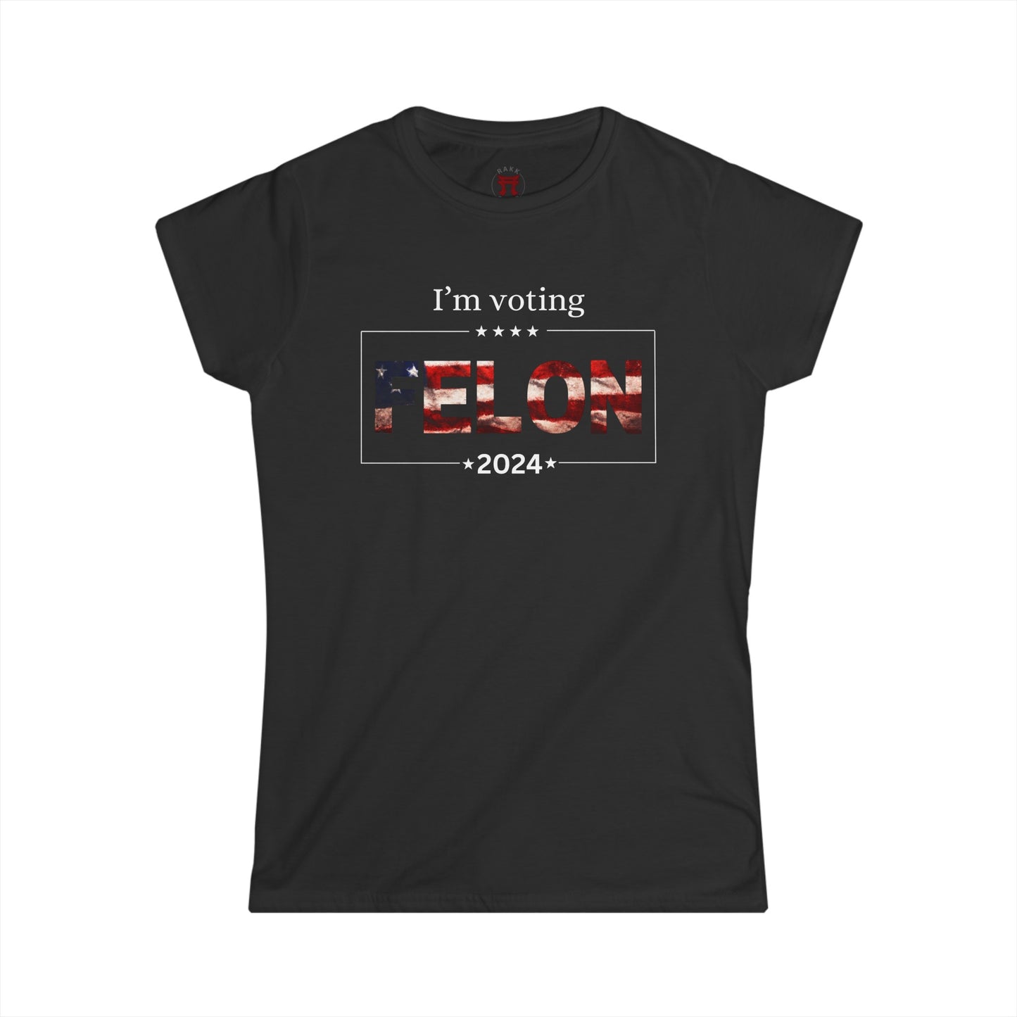 Rakkgear Women's Voting Felon Short Sleeve Tee