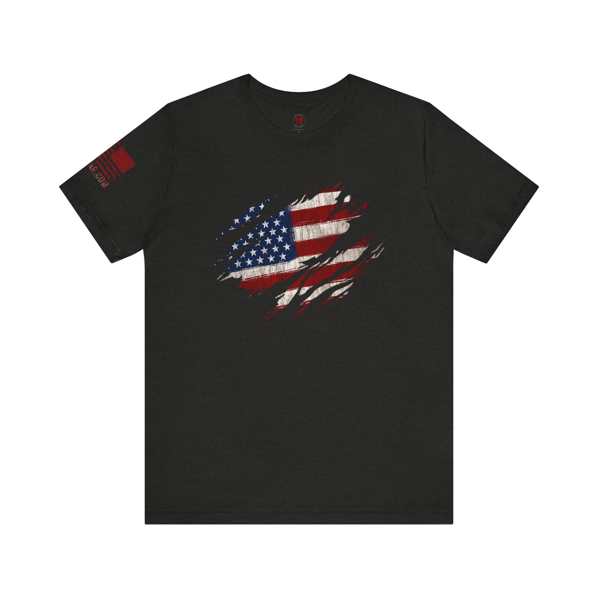 Rakkgear Old Glory Short Sleeve Tee in Black