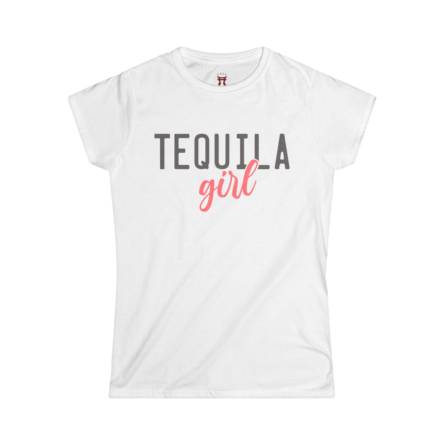 Rakkgear Women's Tequila Girl Short Sleeve Tee in white