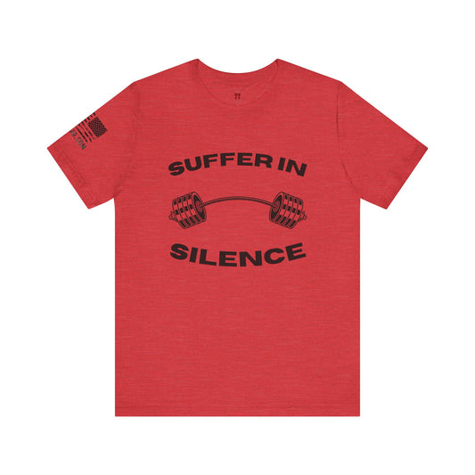 Rakkgear Suffer in Silence Short Sleeve Tee in Red