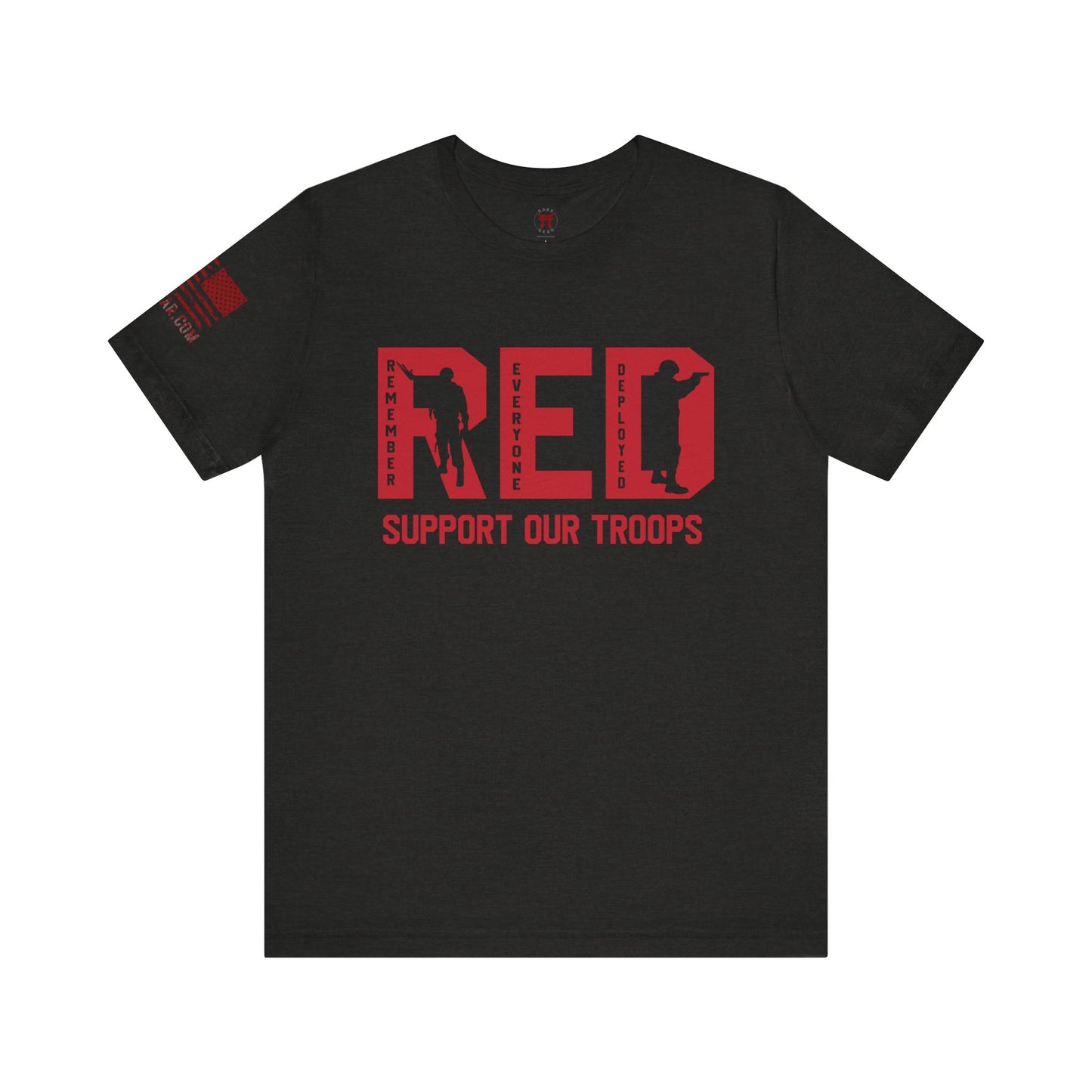 Rakkgear Remember Everyone Deployed Short Sleeve Tee in black