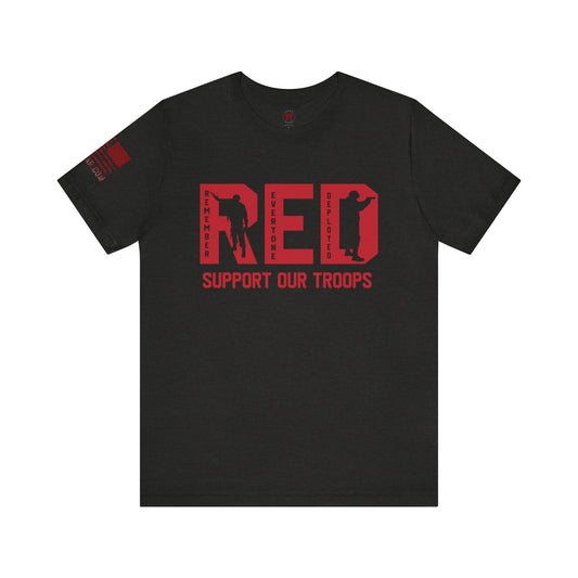 Rakkgear Remember Everyone Deployed Short Sleeve Tee in black