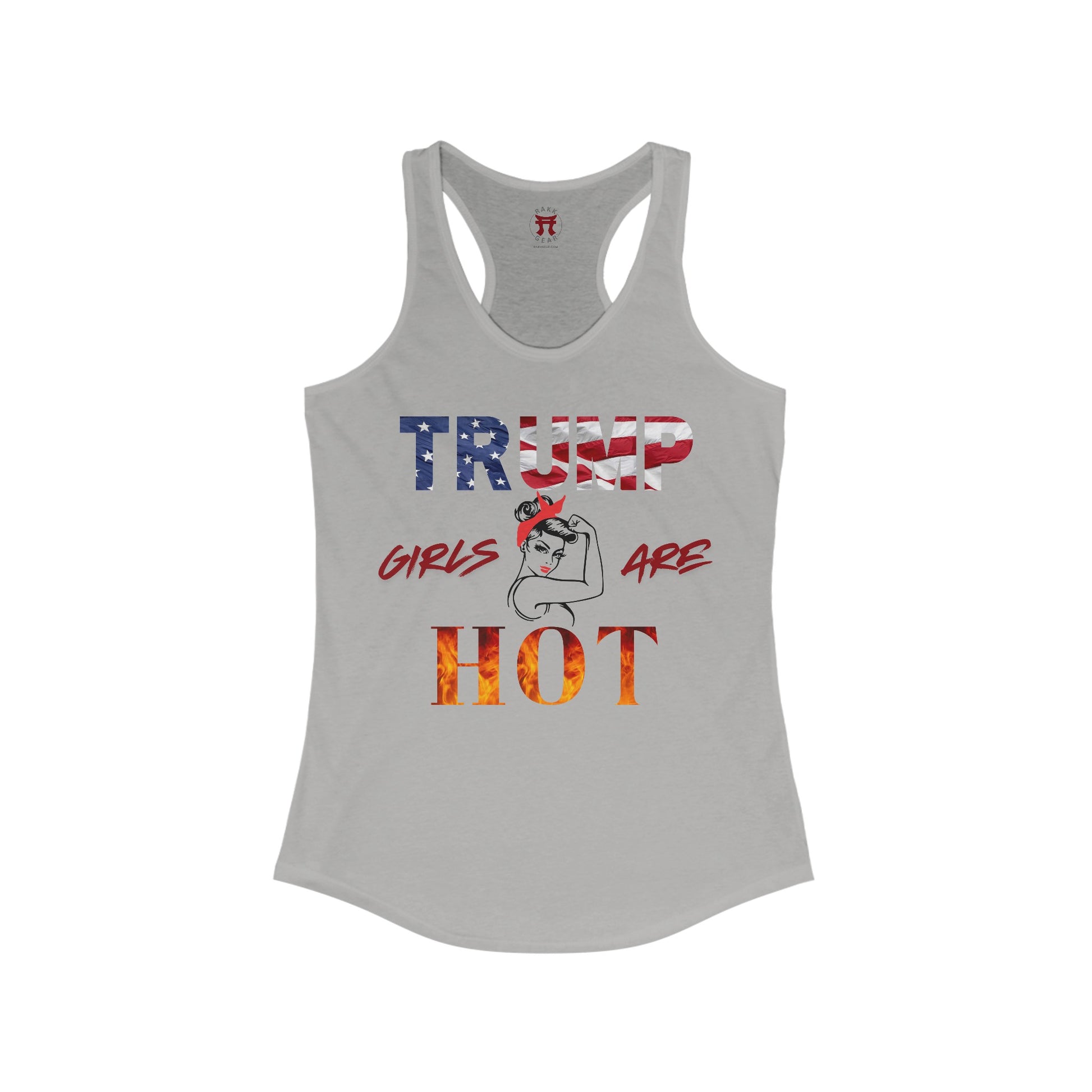 Rakkgear Women's Trump Girls Tank Top in grey