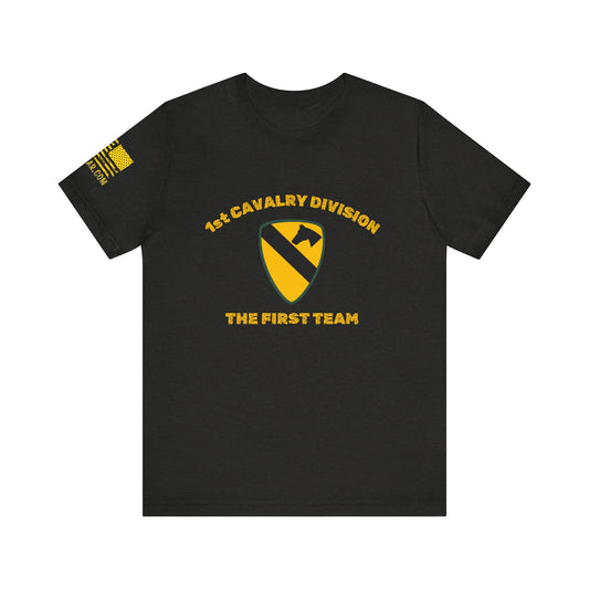 Rakkgear 1st Cav Color Print Tee in black