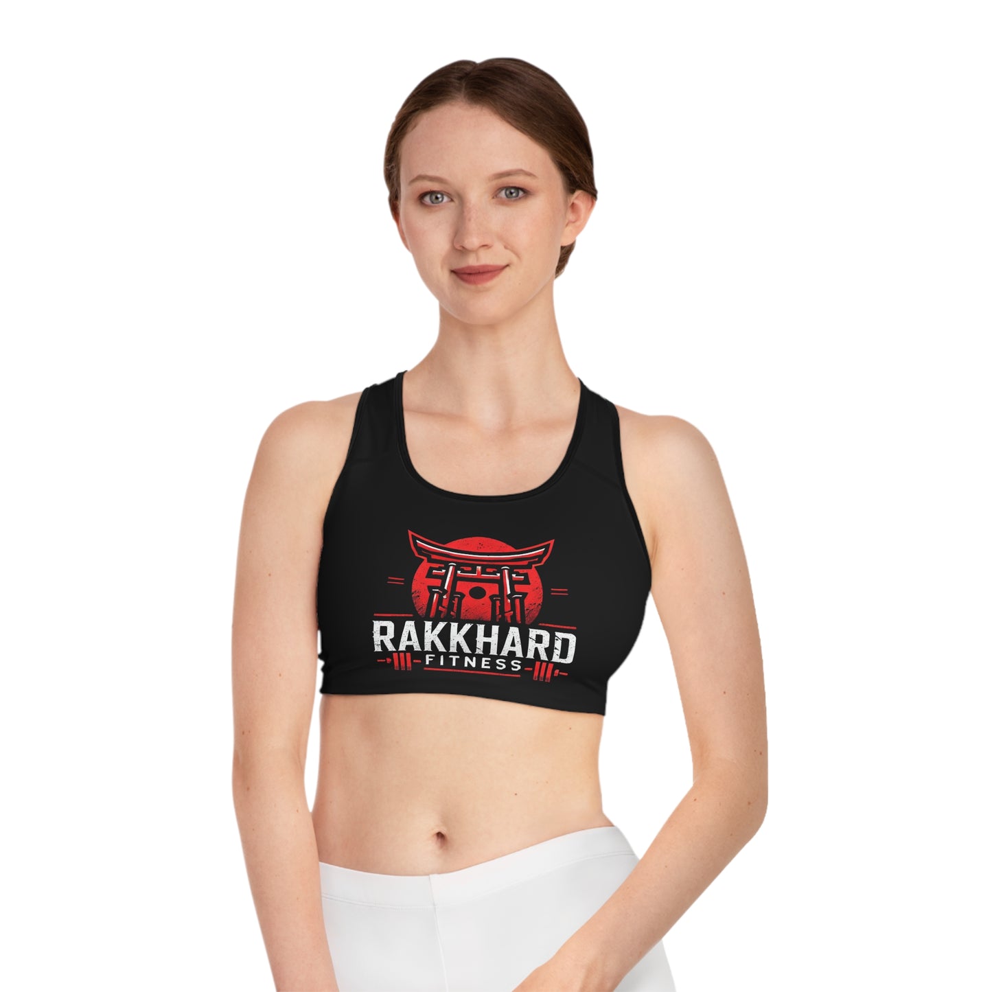 Rakkhard Fitness Women's High Performance Sports Bra in black