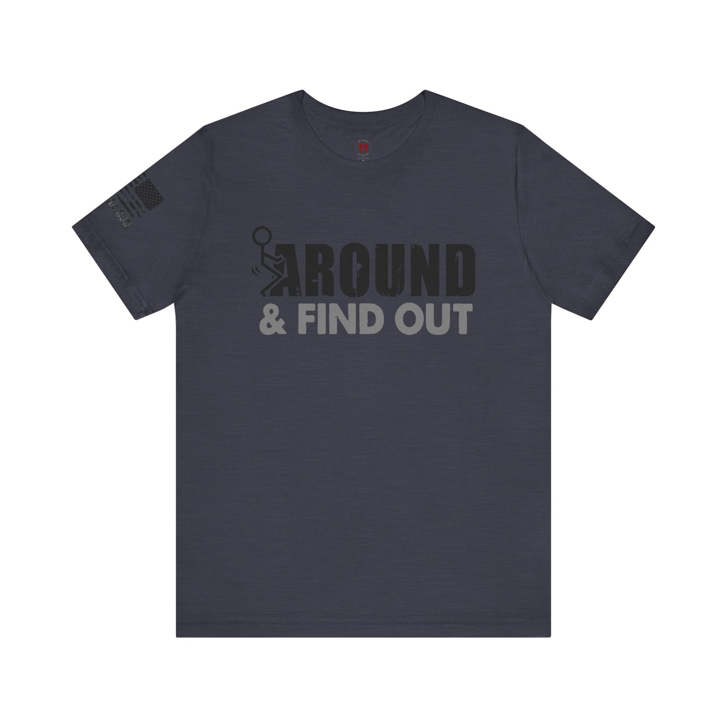 Rakkgear FAFO Short Sleeve Tee in navy blue