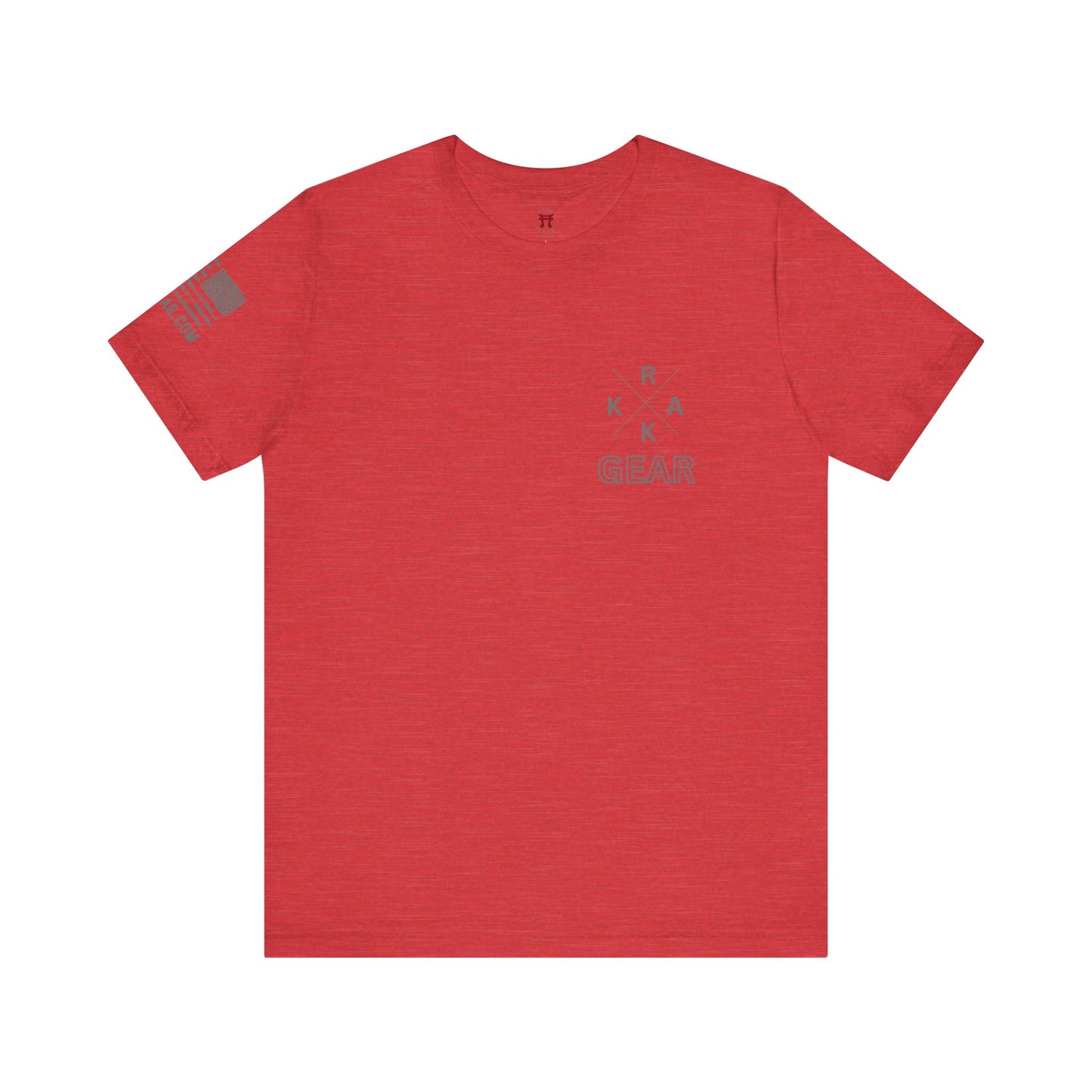 Rakkgear X Logo Harden Up Short Sleeve Tee in red