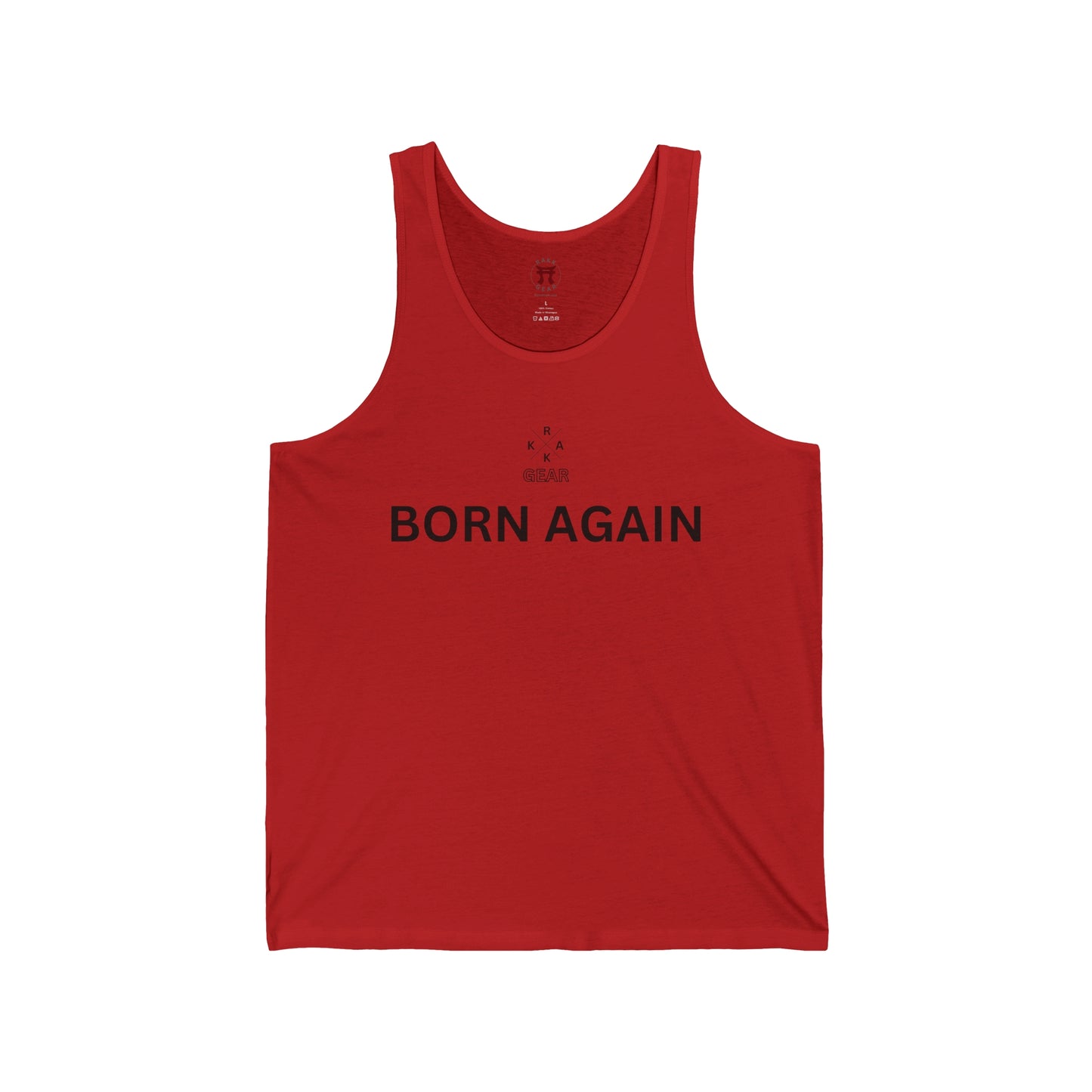 Rakkgear Born Again Tank Top in Red