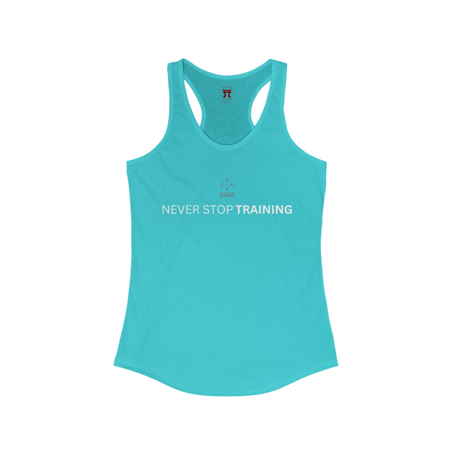 Rakkgear Women's Never Stop Training Tank Top in turquoise