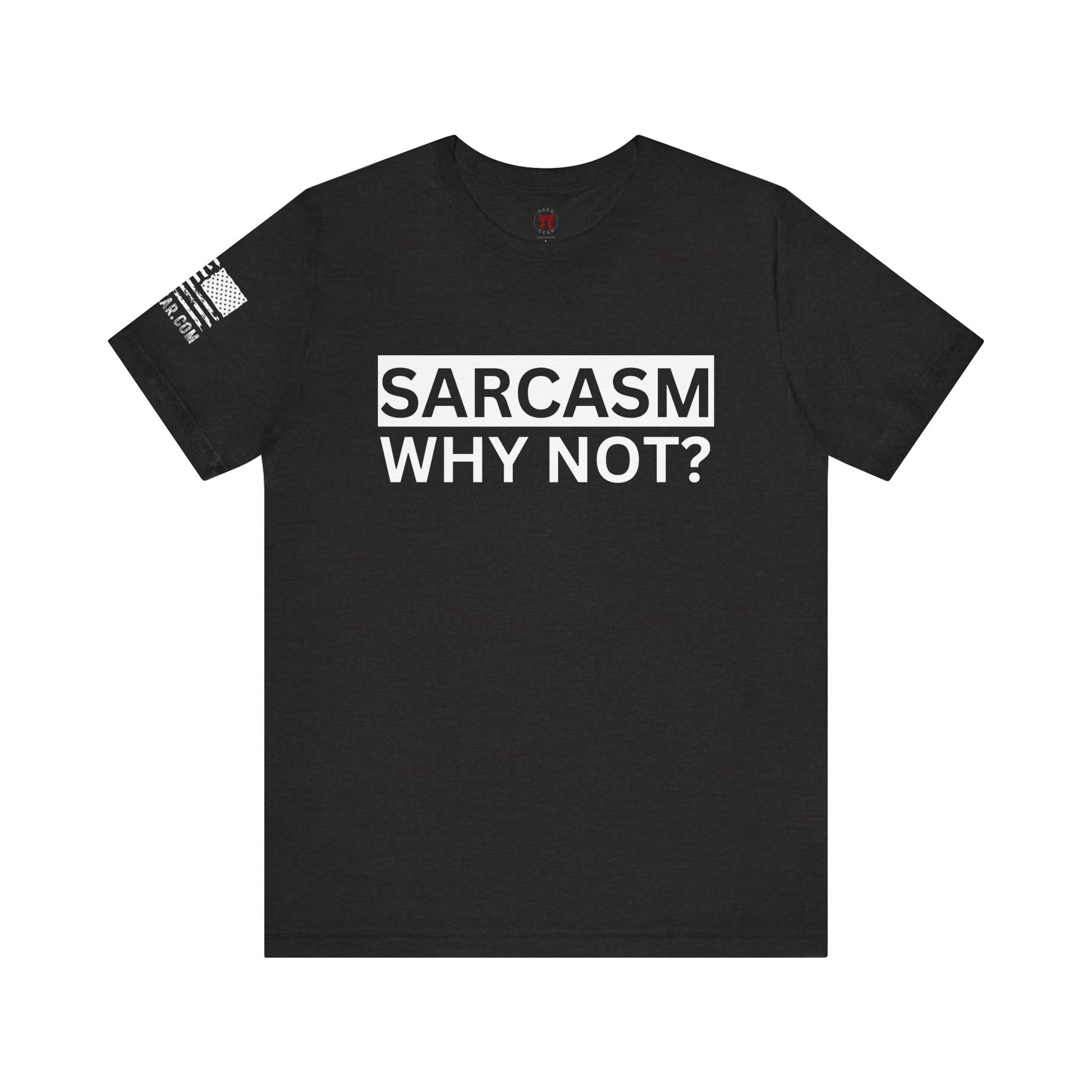 Rakkgear Sarcasm Short Sleeve Tee in black