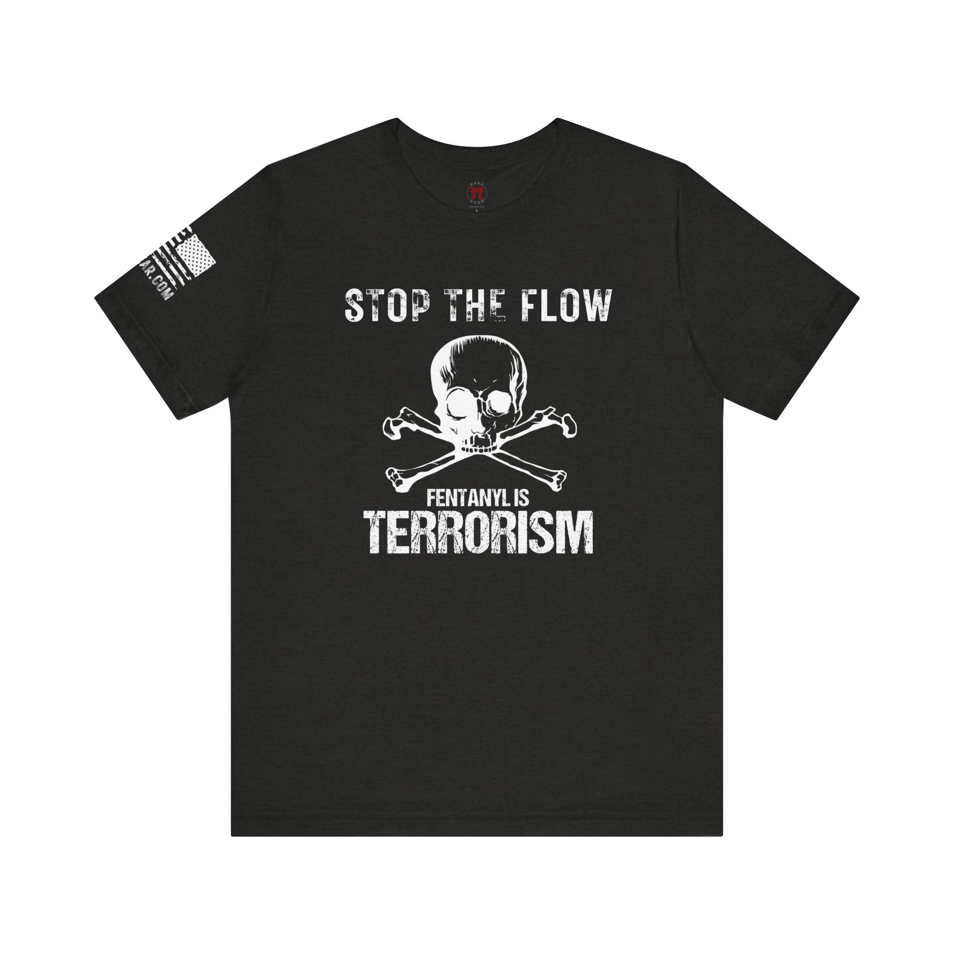 Rakkgear Stop The Flow Short Sleeve Tee in black