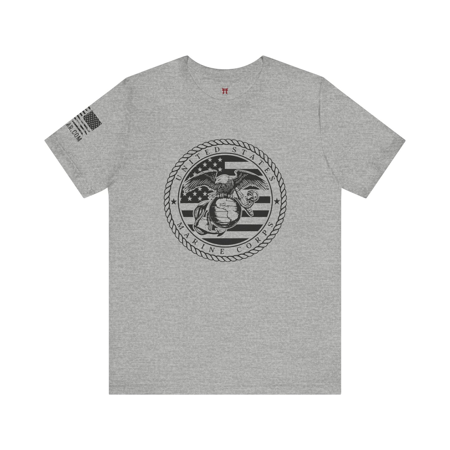 Rakkgear Marine Corps Short Sleeve Tee in grey