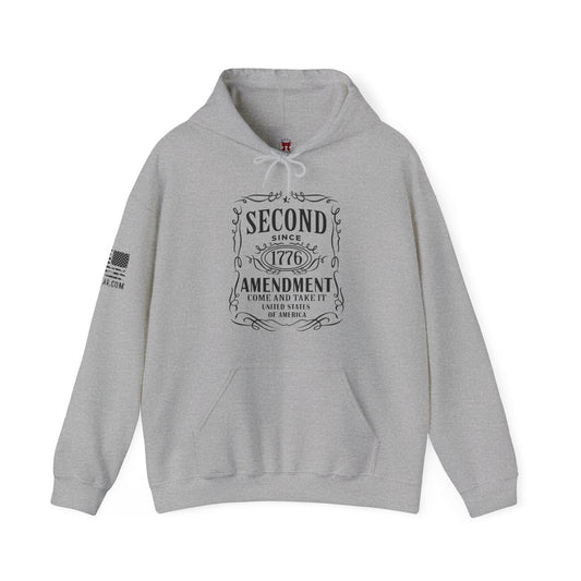 Rakkgear 2nd Amendment Heavy Hoodie In Grey