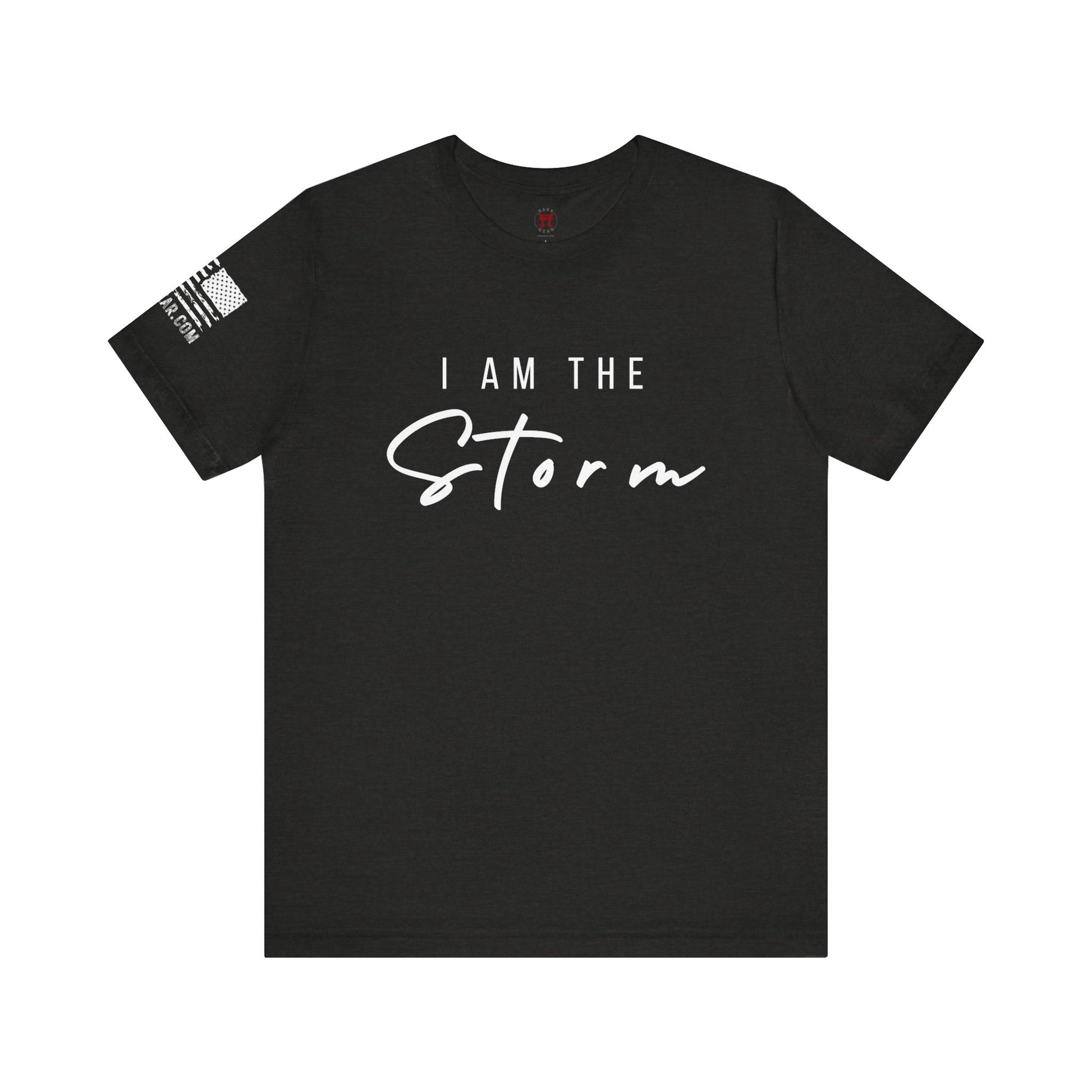 Rakkgear Women's I Am The Storm Short Sleeve Tee in black