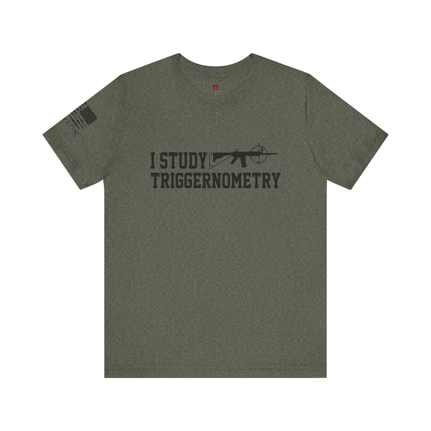 Rakkgear Triggernometry Short Sleeve Tee in military green