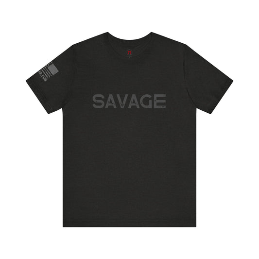 Rakkgear Savage Short Sleeve Tee in Black