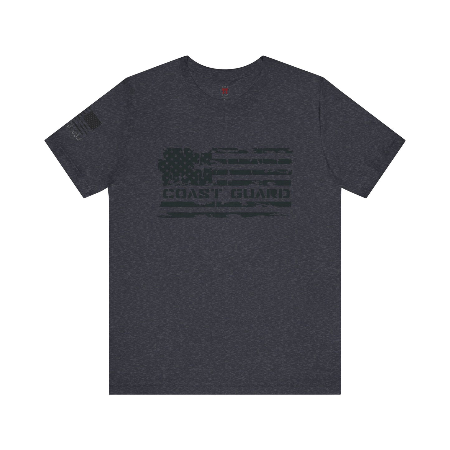 Rakkgear Coast Guard Flag Short Sleeve Tee in Navy Blue