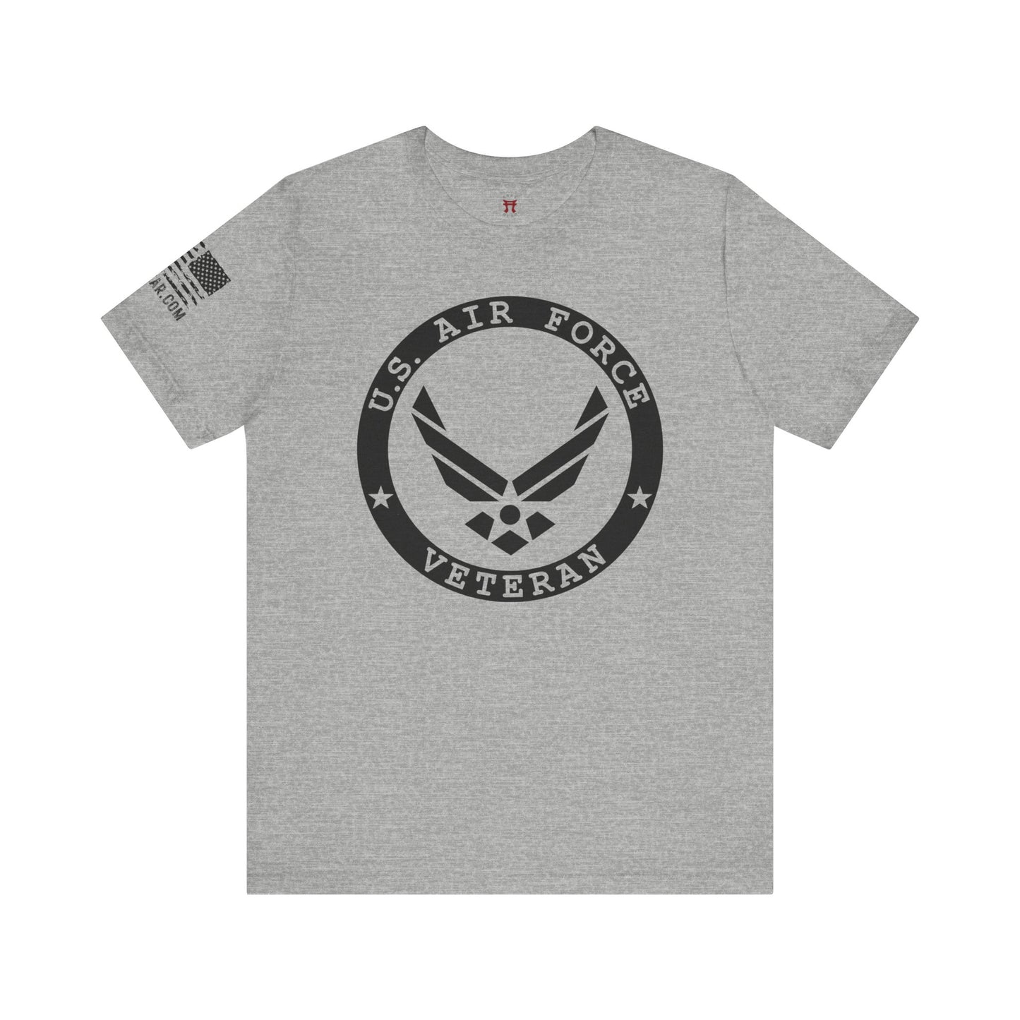 Rakkgear USAF Veteran Short Sleeve Tee in grey