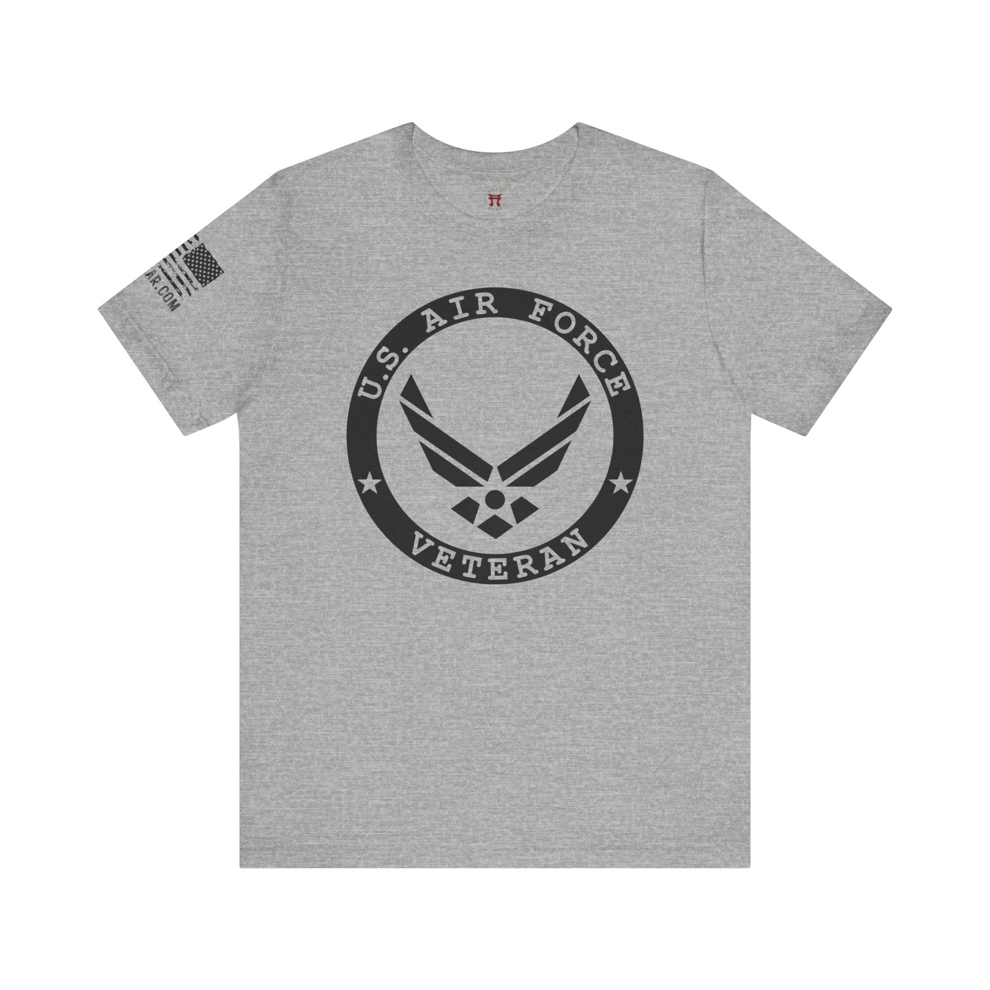 Rakkgear USAF Veteran Short Sleeve Tee in grey