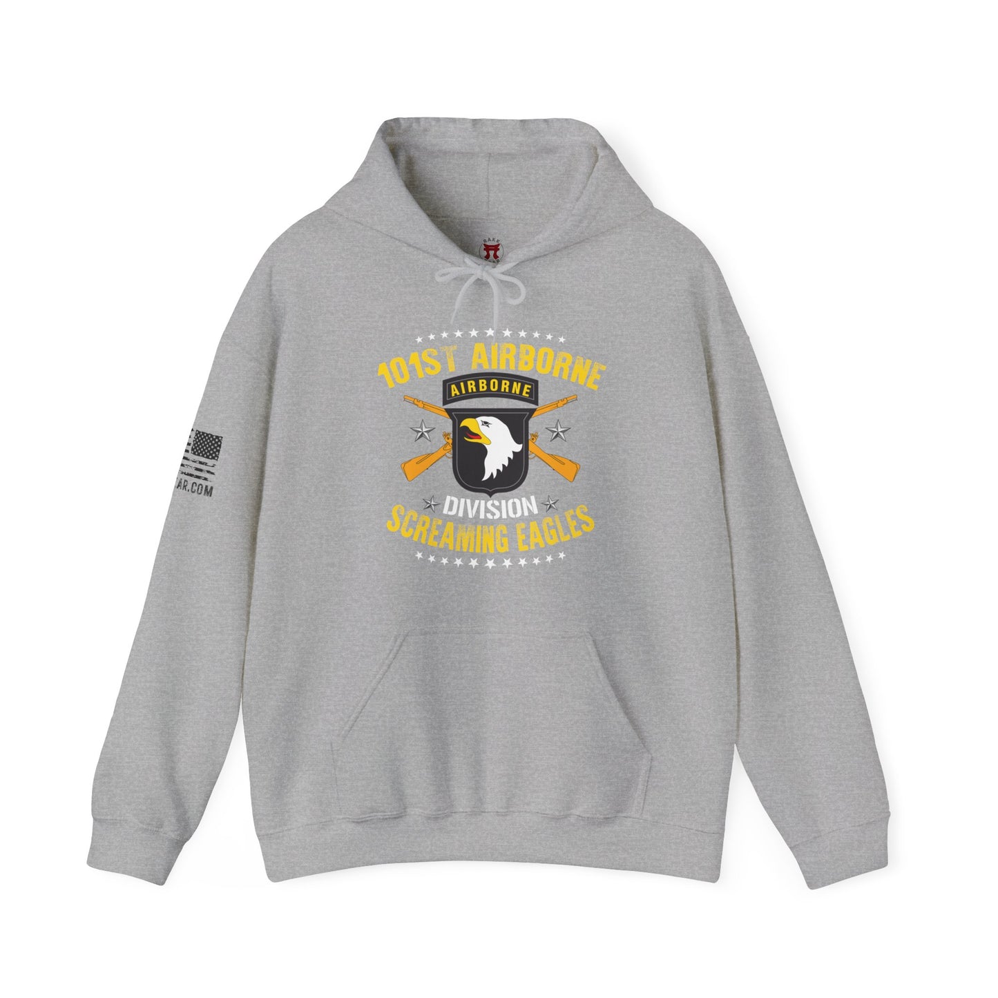 Rakkgear 101st Airborne Division Hoodie in Grey