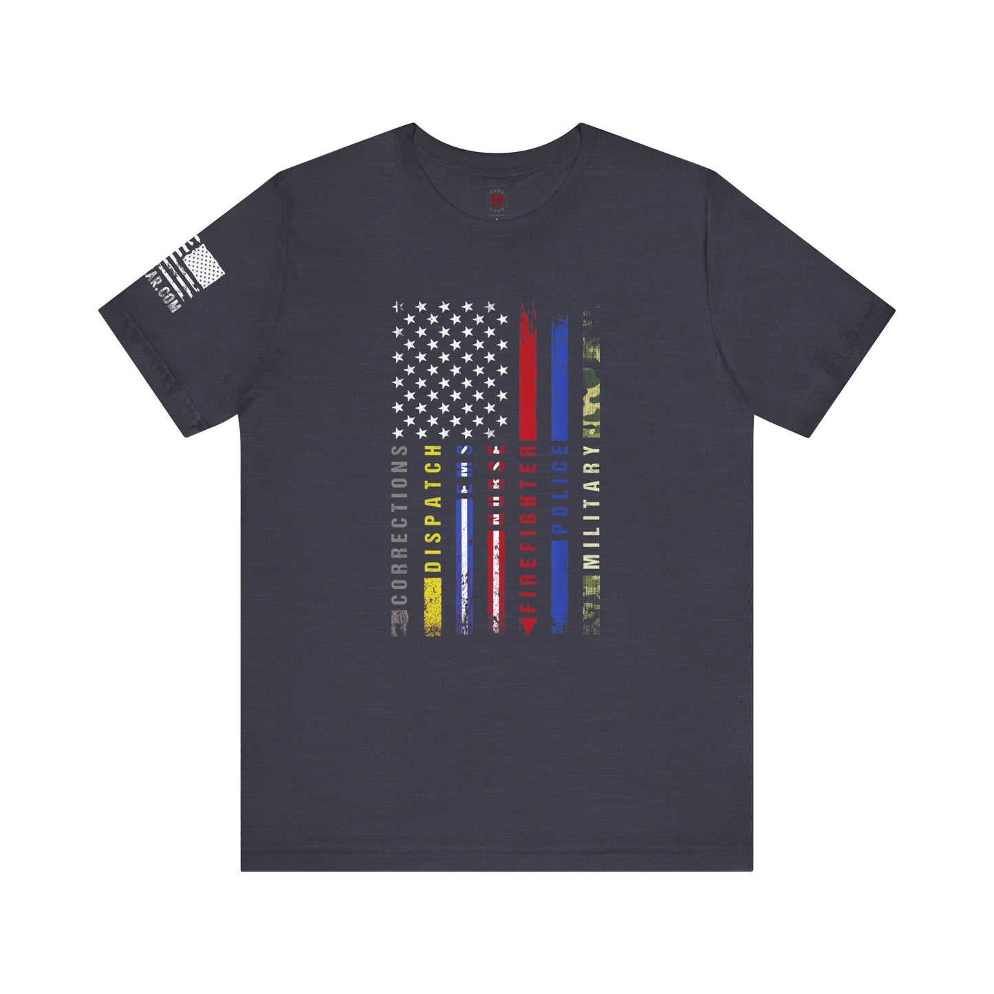 Rakkgear First Responders Short Sleeve Tee in navy blue