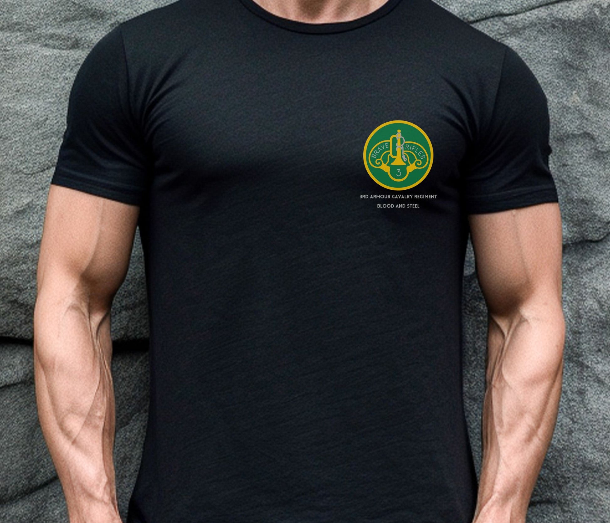 Rakkgear 3rd ACR Short Sleeve Tee in black