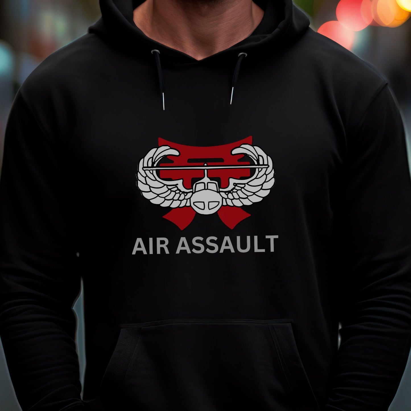 Rakkgear Air Assault Heavy Hoodie in black