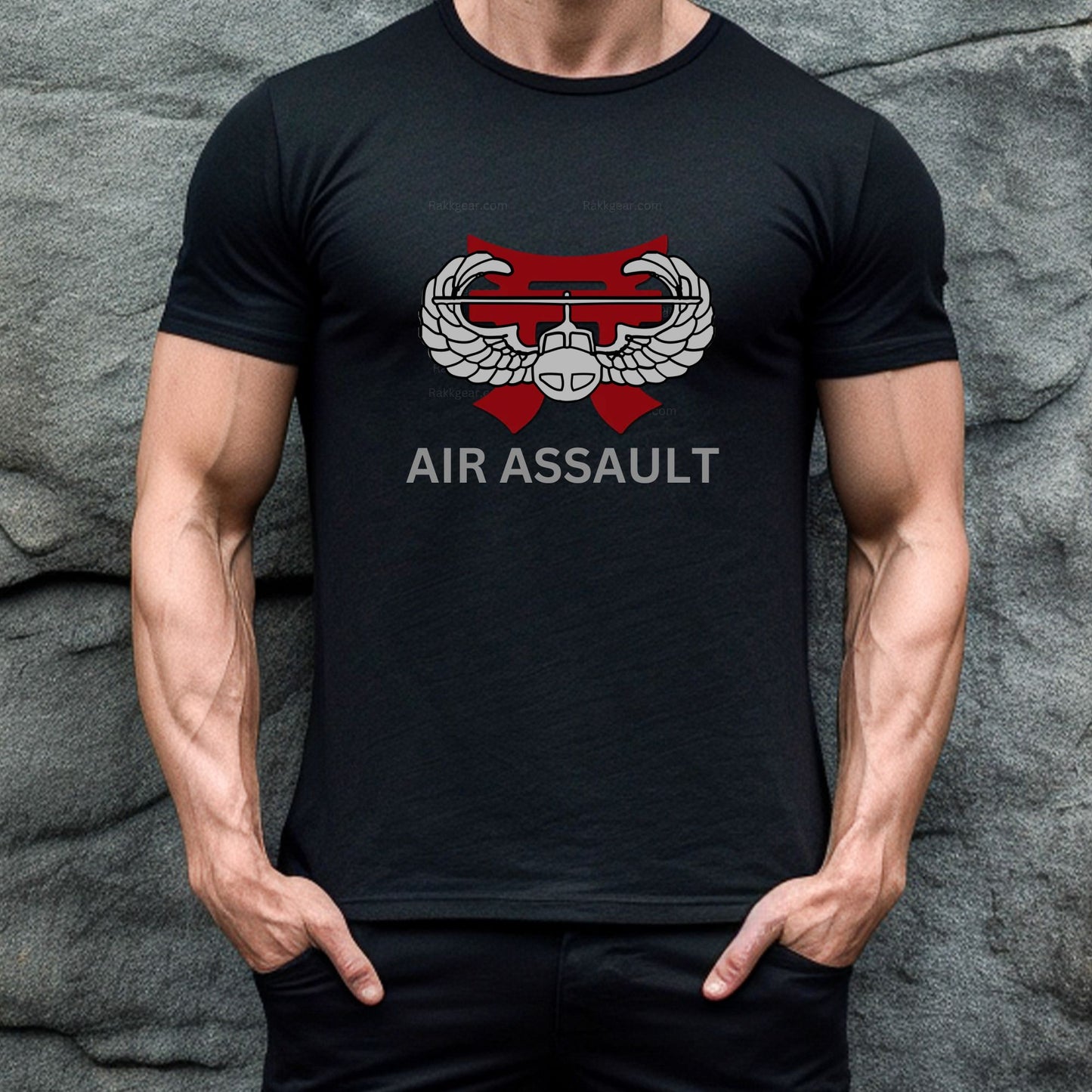 Rakkgear Air Assault Short Sleeve Tee in black