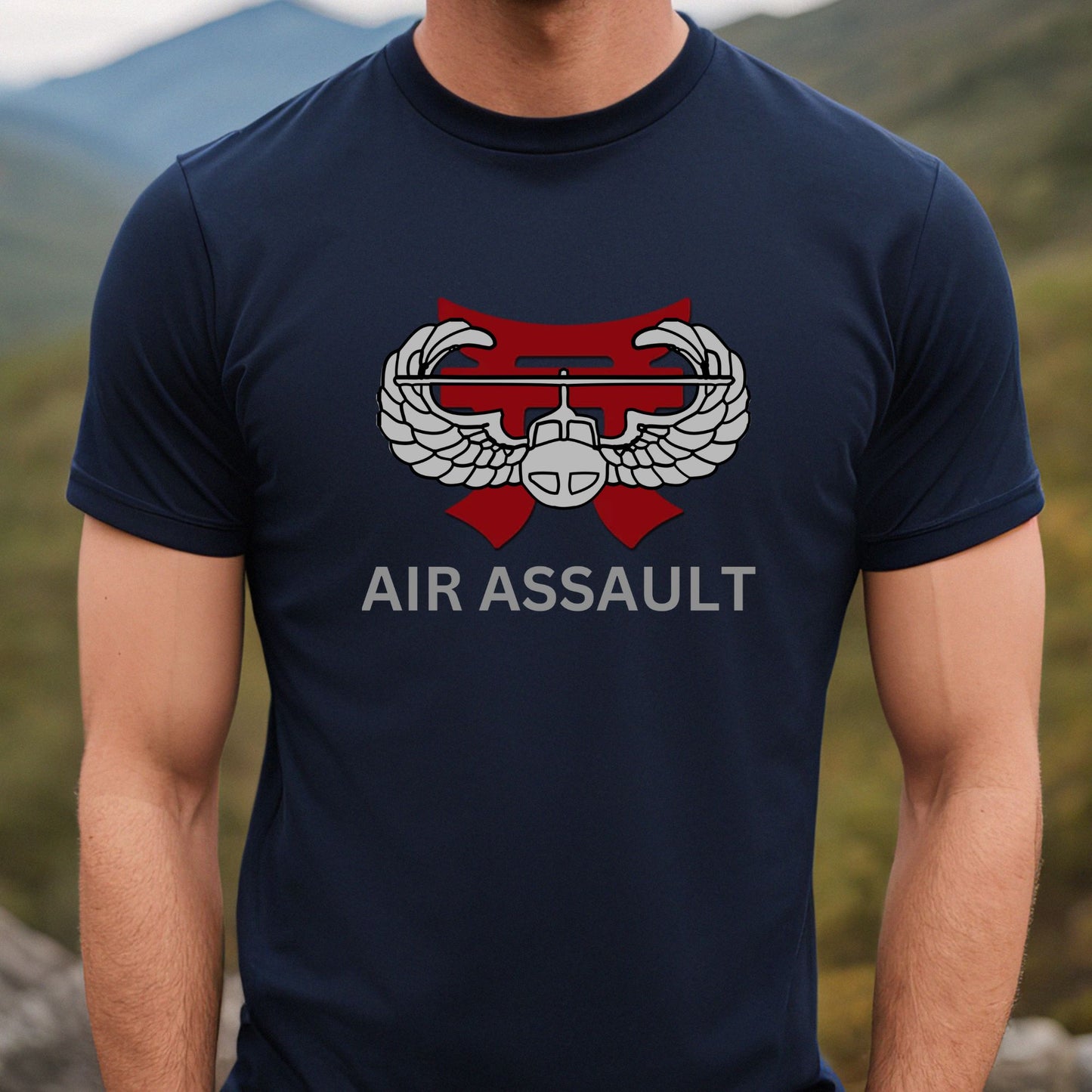 Rakkgear Air Assault Short Sleeve Tee in navy blue