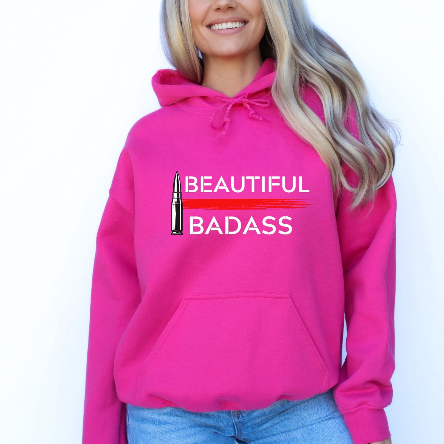 Rakkgear Beautiful Badass Heavy Hoodie