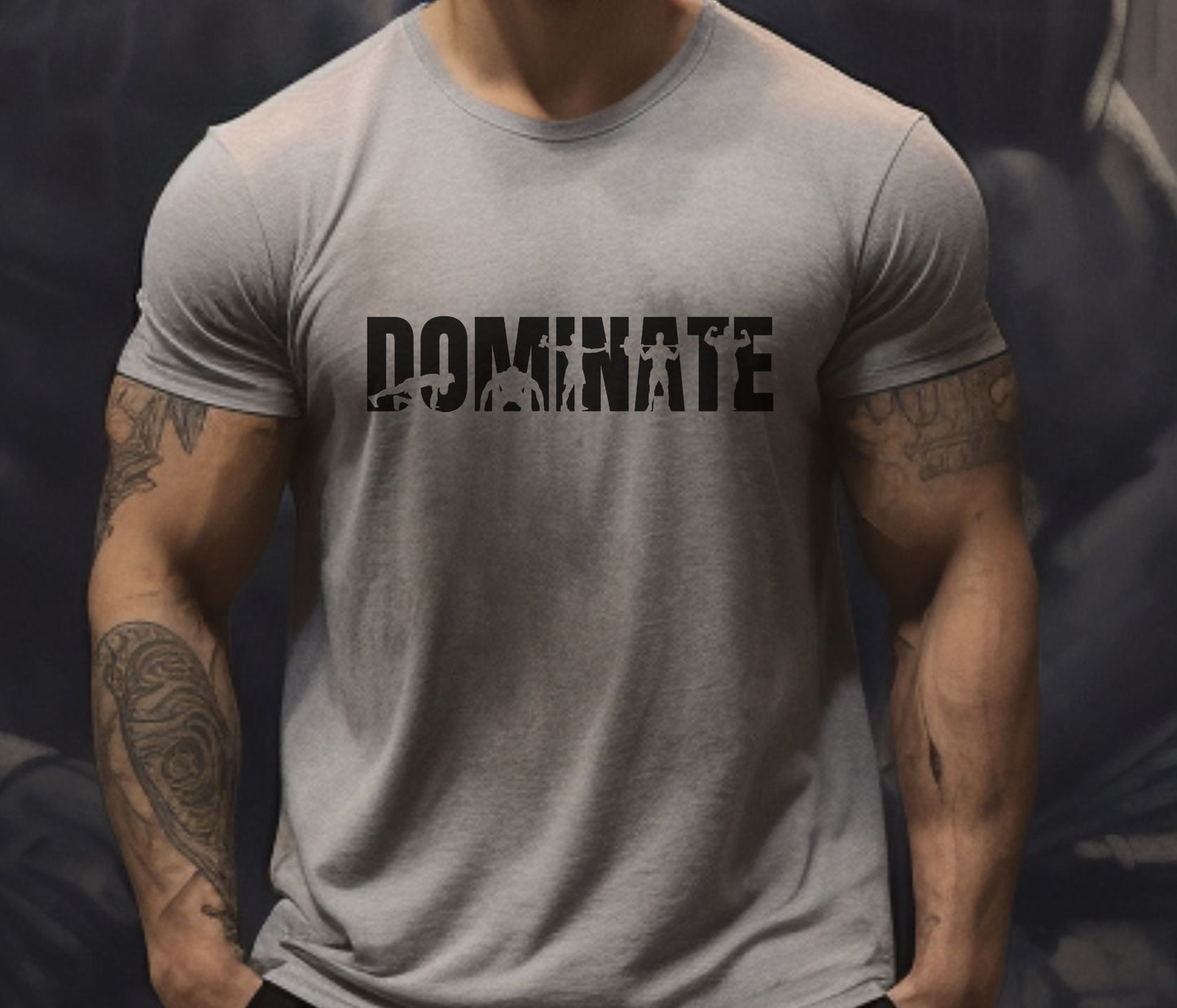 Rakkgear Dominate Short Sleeve Tee in Sports Grey