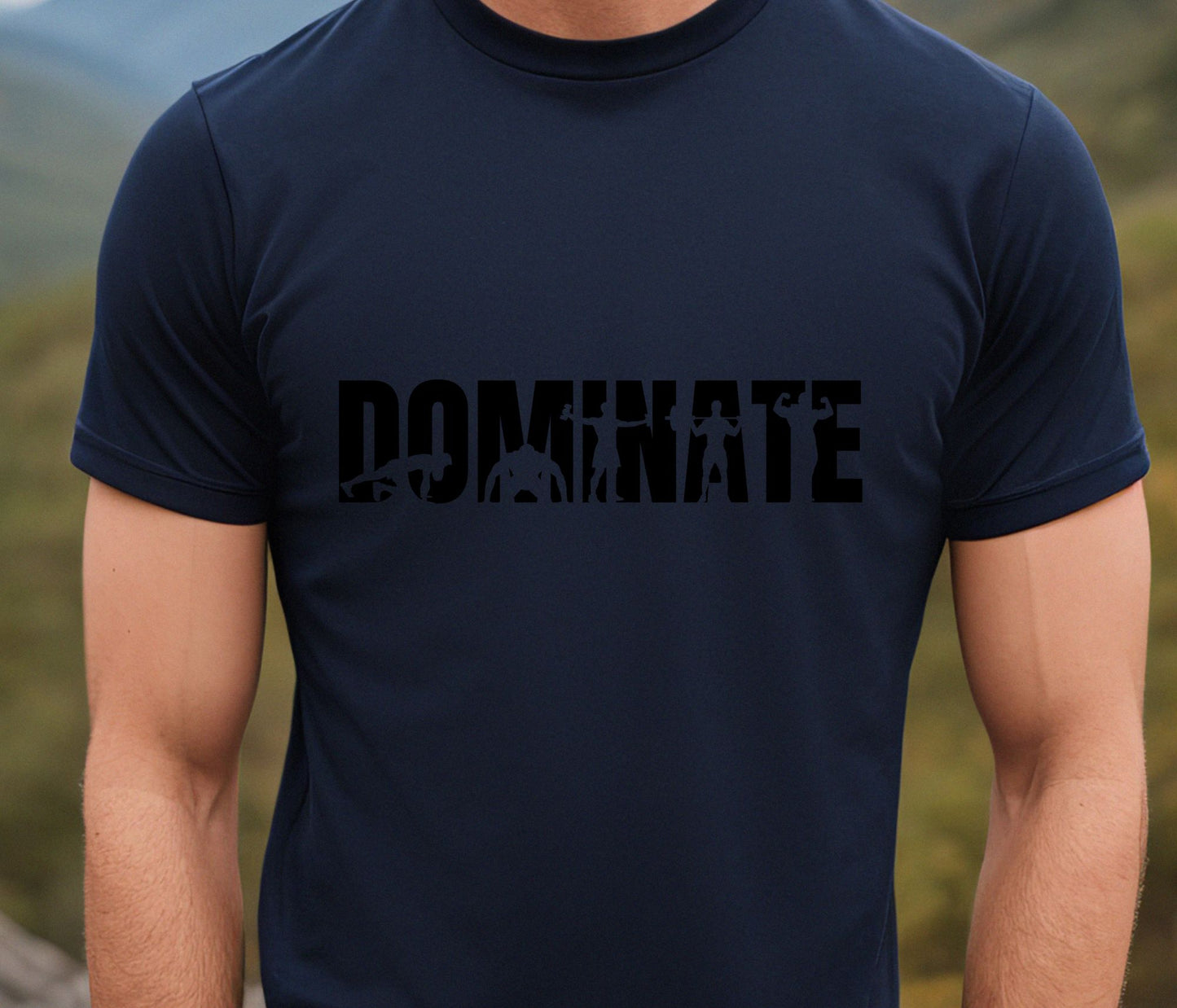 Rakkgear Dominate Short Sleeve Tee in Navy Blue