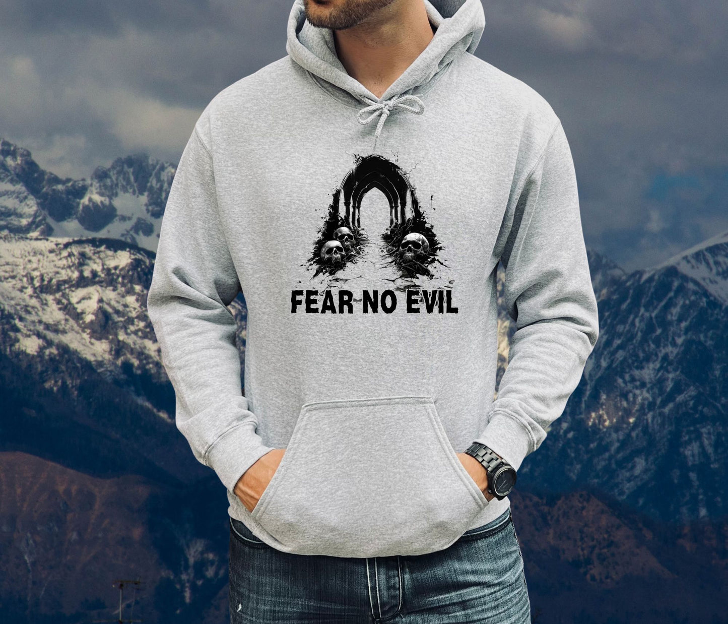 Rakkgear Fear No Evil Heavy Hoodie