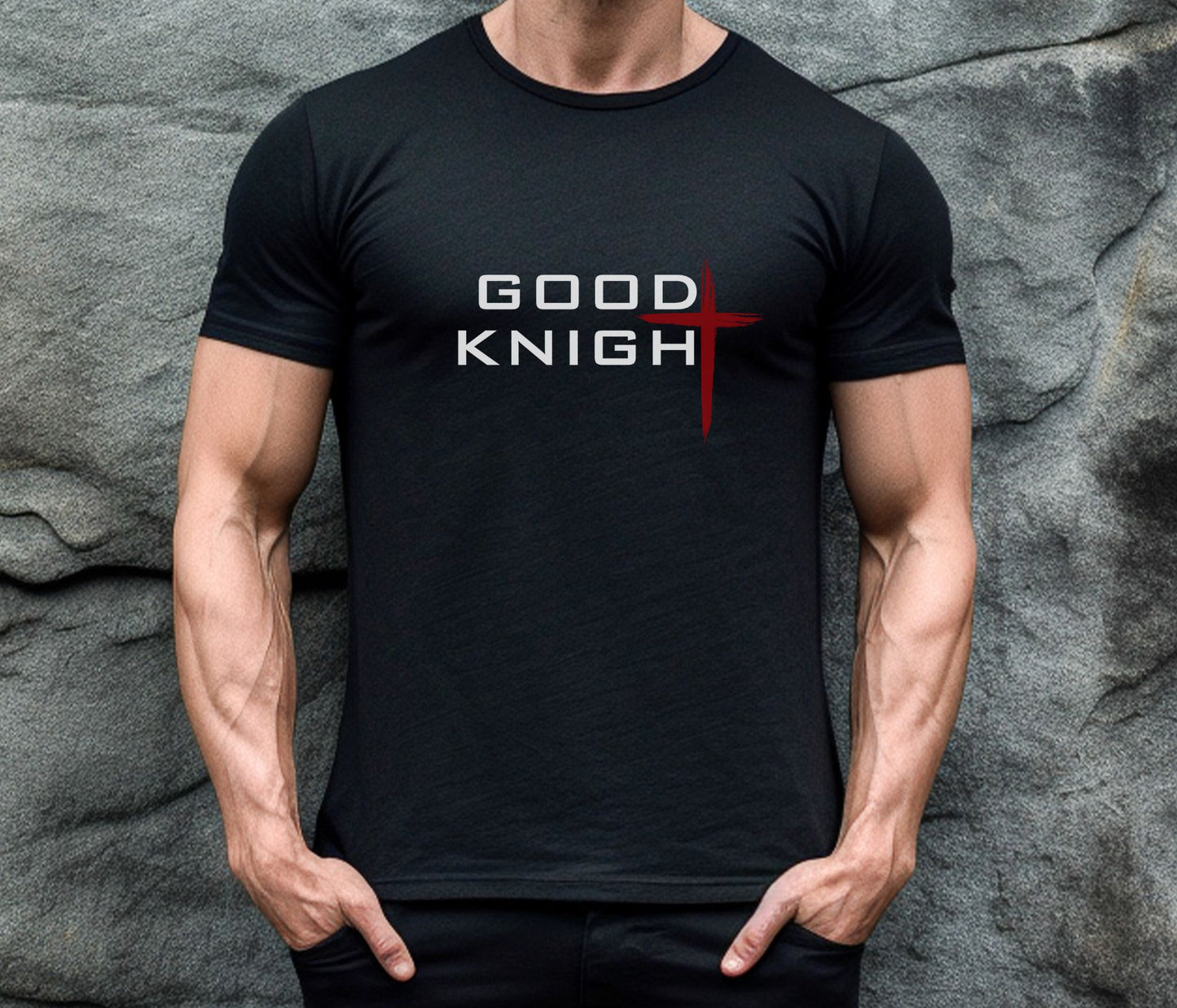 Rakkgear Good Knight Short Sleeve Tee in Black