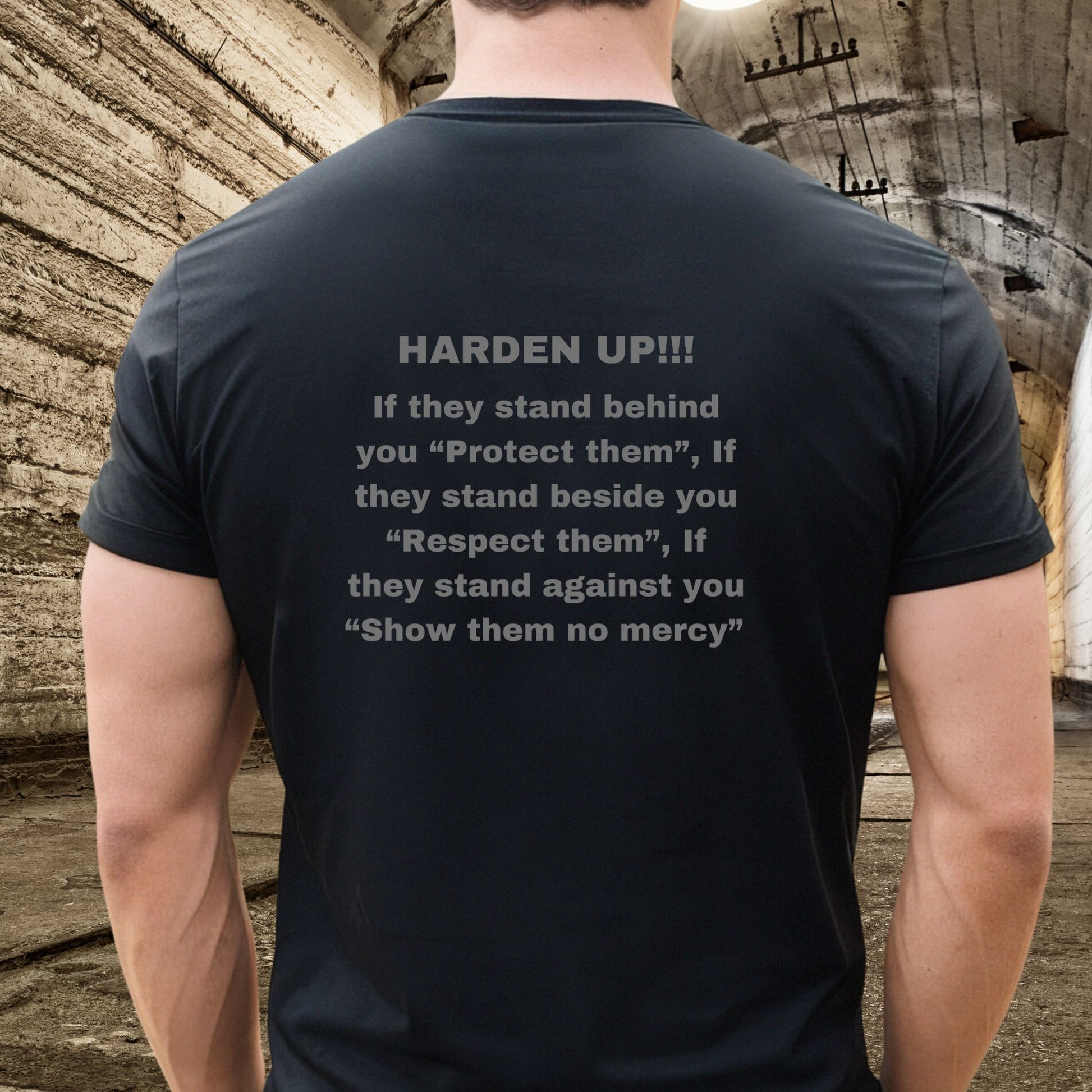 Rakkgear X Logo Harden Up Short Sleeve Tee in Black