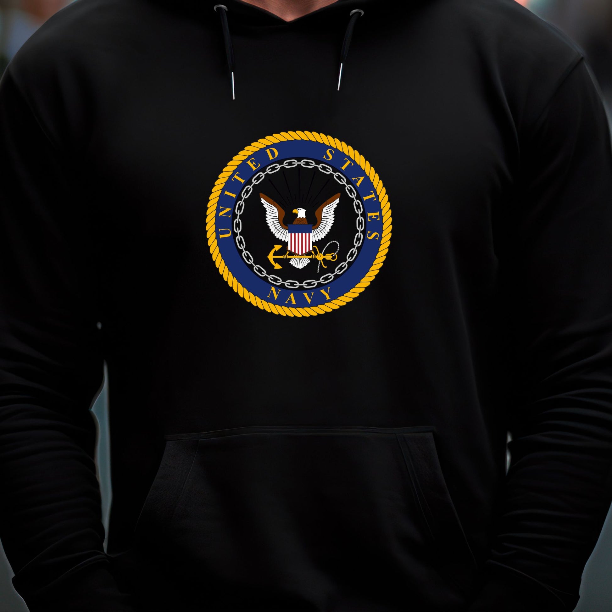 Rakkgear Navy Seal Heavy Hoodie in black