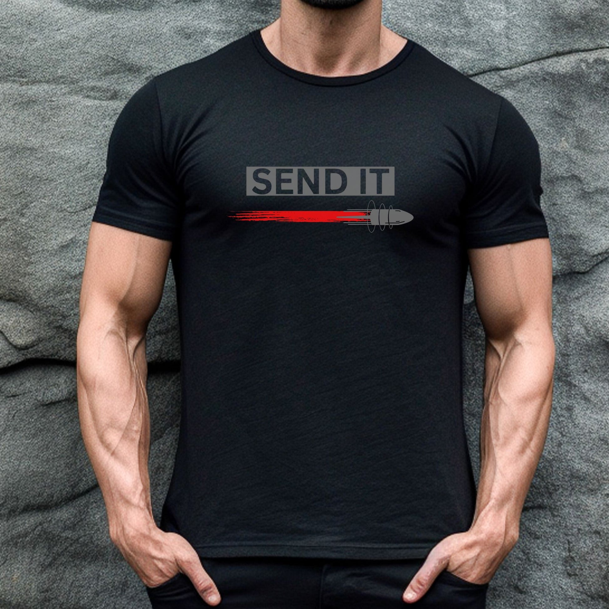 Rakkgear Send It Short Sleeve Tee in Black