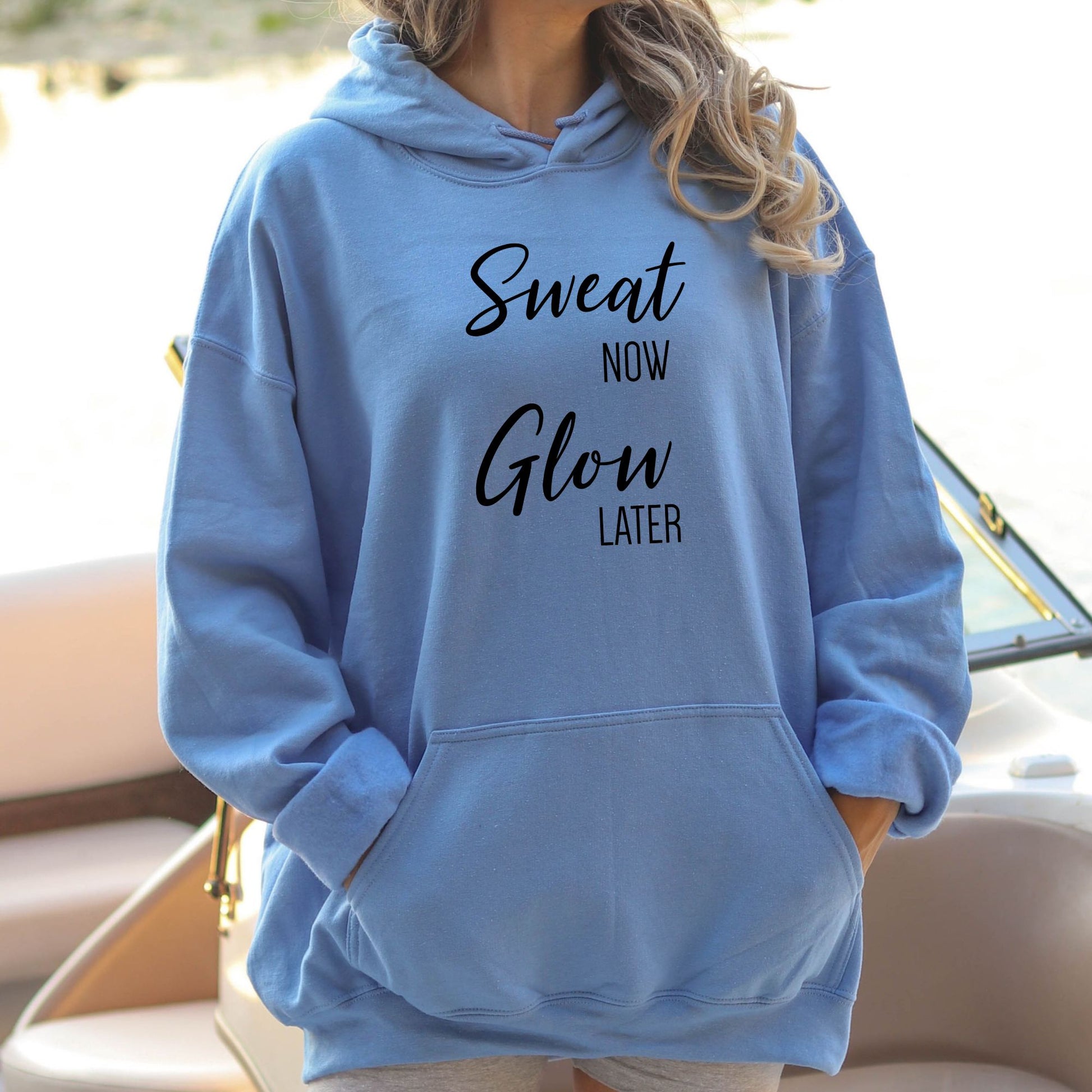 Rakkgear Women's Sweat Now Heavy Hoodie in blue