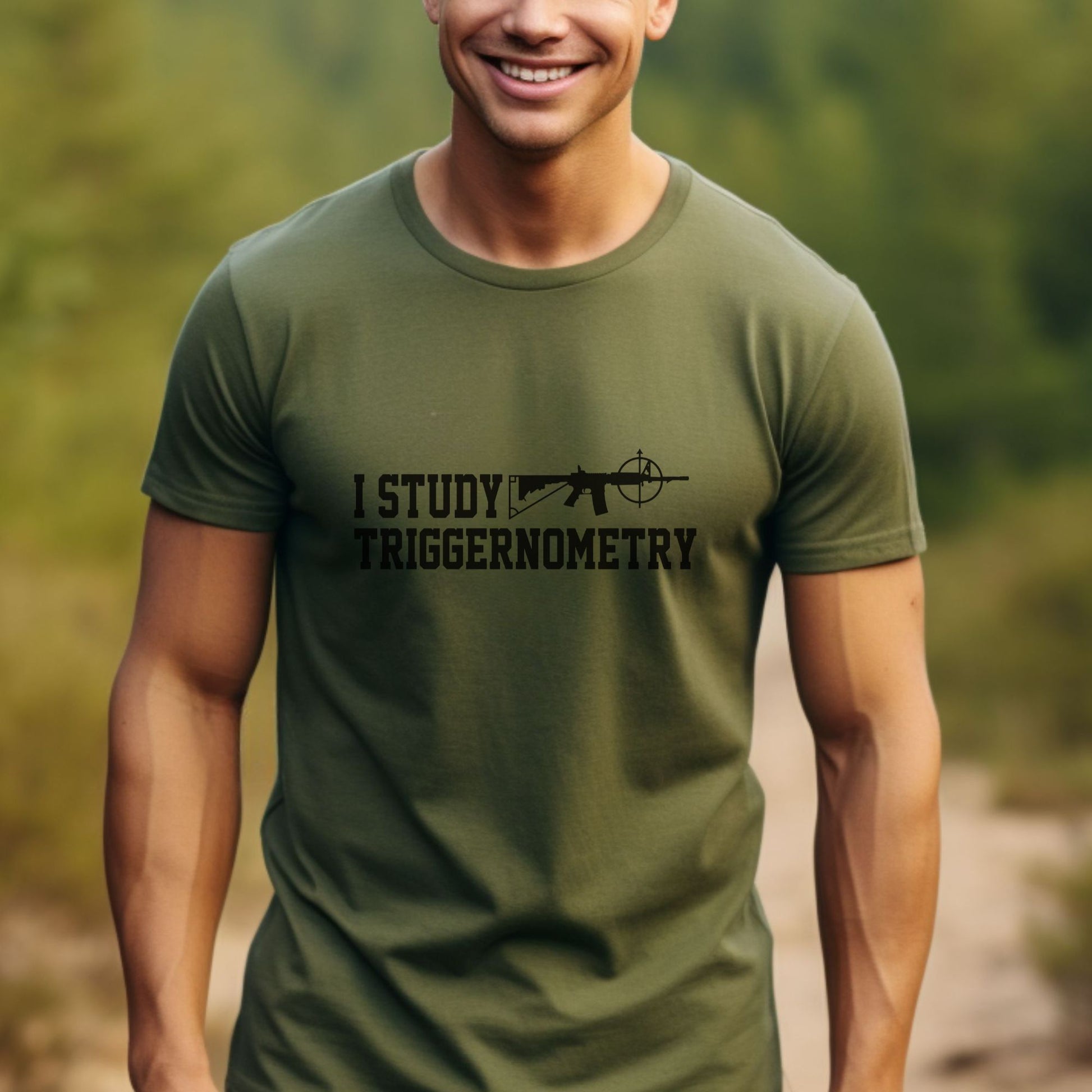 Rakkgear Triggernometry Short Sleeve Tee in military green