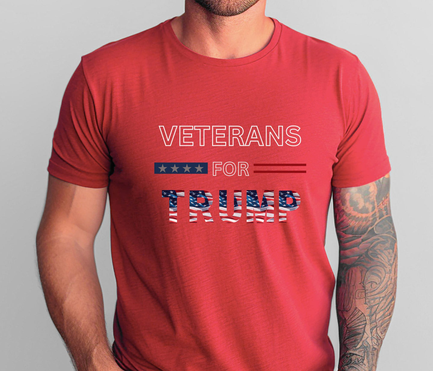 Rakkgear Veterans For Trump Short Sleeve Tee