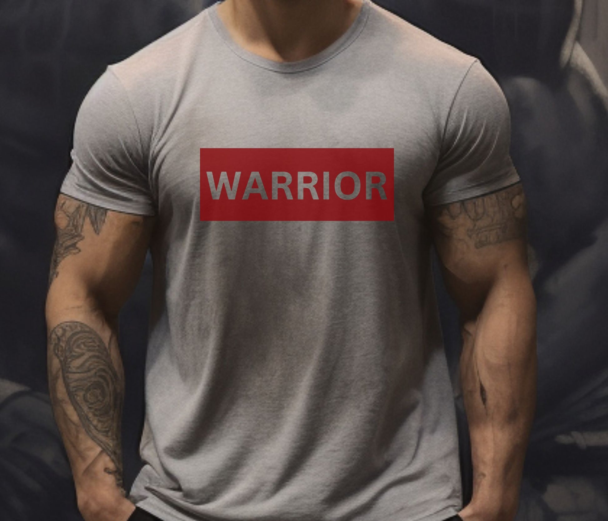 Rakkgear Warrior Short Sleeve Tee in Sports Grey