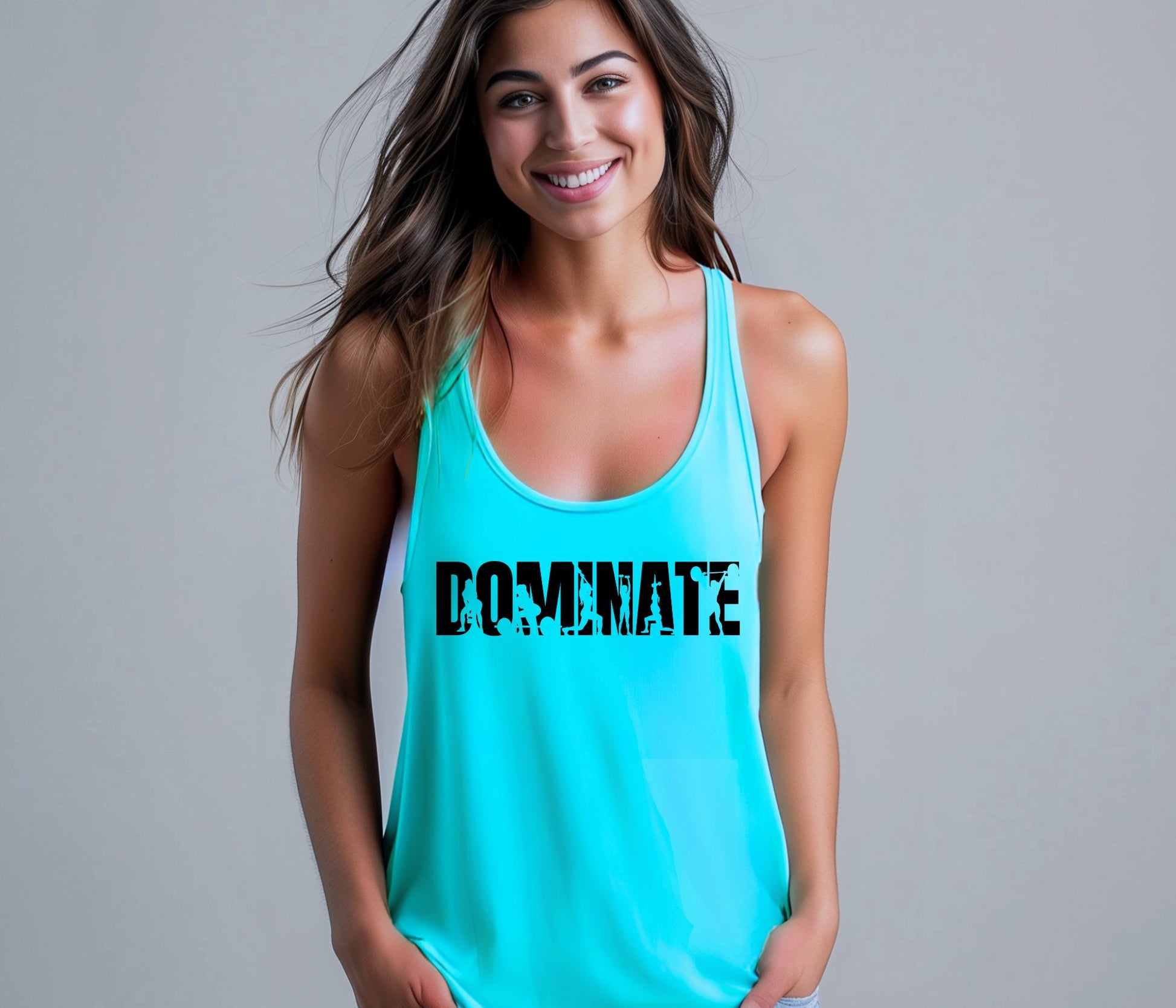 Rakkgear Women's Dominate Tank Top in Turquoise