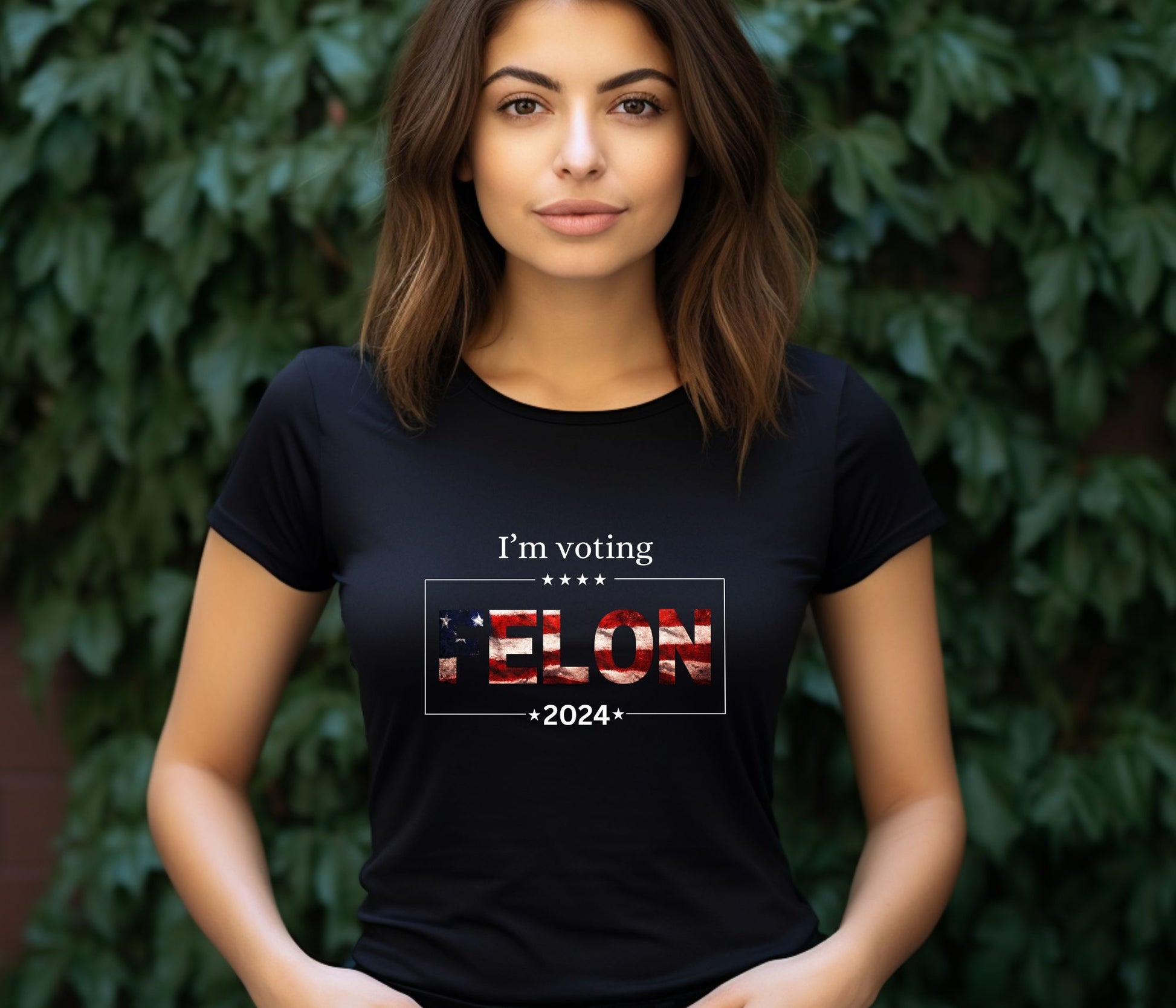 Rakkgear Women's Voting Felon Short Sleeve Tee in black